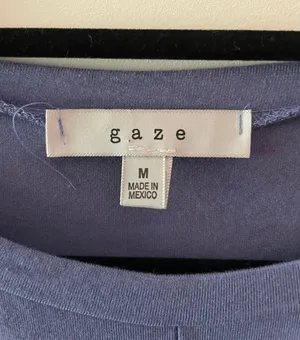 Purple Cropped Shirt Size M thumbnail 3