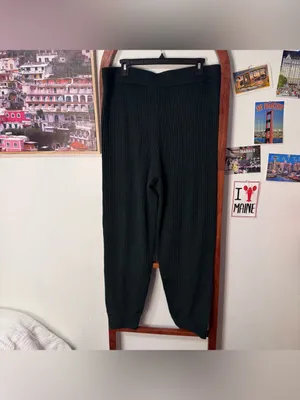 Spiritual Gangster Luxe Essential Rib Joggers Dark Green thumbnail 6