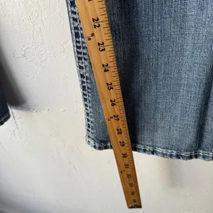 Rock & Roll Cowgirl Mid Rise Bootcut Jeans‎ 29 Tall Western Embellished Pockets thumbnail 7