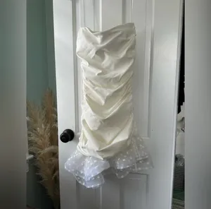 NBD Alice mini dress in white thumbnail 4