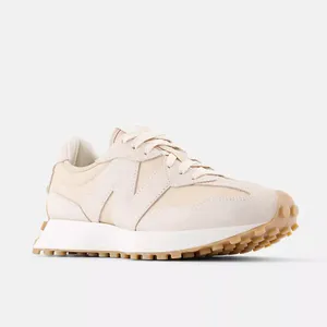 New Balance Beige and White Women's Athletic Sneakers thumbnail 5
