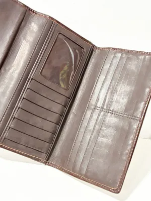 Coach Ashley Signature Sateen Brown Signature C Snap Button thumbnail 2