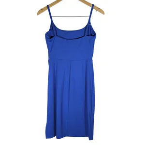 HALARA Blue Square Neck Corset Detail‎ Midi Dress With Slit Size S thumbnail 2