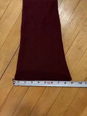 Meshki Zahra Open Back Long Flare Sleeve Burgundy Brown Mini Dress thumbnail 12