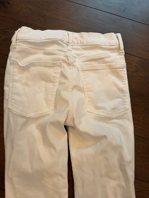 Banana Republic White Kick Flare Jeans Size 27/4 Petite - C31-045 thumbnail 10