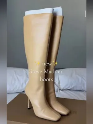 Steve Madden crème Paris Kalani butter Over-The-Knee Boot size 8.5 thumbnail 6