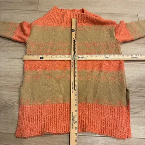 Pilcro x Anthropologie Rugby Tunic Sweater Striped Mockneck Size M thumbnail 3