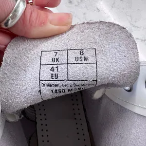 Dr. Martens 1460 Mono White Smooth Leather 8-Eye Combat Boots Womens 10 Mens 8 thumbnail 6