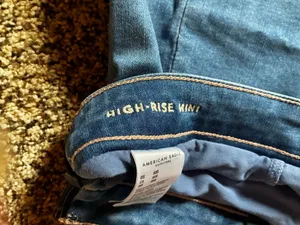 American Eagle Skirt Denim Mini High-Rise thumbnail 3