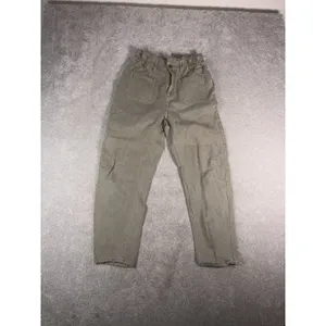 Bohme Women's M Olive Green Paperbag Waist Utility Carpenter Pants High Rise thumbnail 2