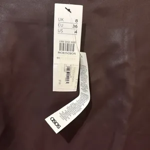 ASOS Faux Leather Skirt Mini thumbnail 3