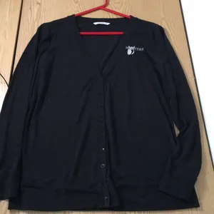 Womens Hooters Black Cardigan Size Medium/Large thumbnail 1