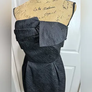 BCBGeneration Strapless Black Cocktail Dress | Size 4 thumbnail 4