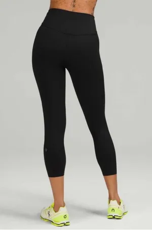 Lululemon Base Pace Crop 23” black size 6 thumbnail 4