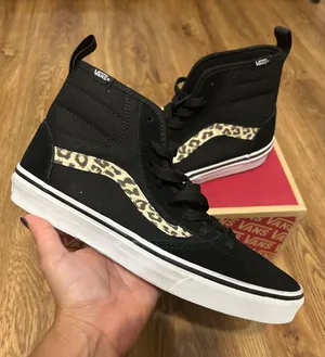 VANS ashwood hi top black animal print lace up shoes sneakers sz 9 new thumbnail 1