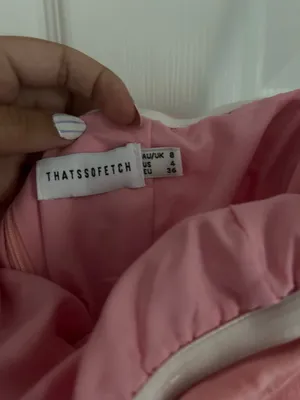 Strapless Pink Dress thumbnail 3