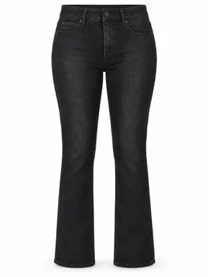 7 For All Mankind Black Sparkle Bootcut Jeans Women’s Size 29 Coated thumbnail 2