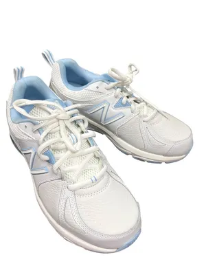 New Balance 857 wms white baby blue low top sneakers sz 9D SKU 10-370 thumbnail 14