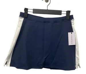 NWT We Wore What Active Skort MEDIUM Blue Optic White Pull On Tennis Jersey Knit thumbnail 1