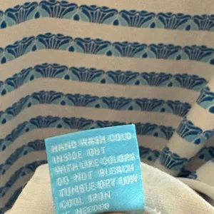 J. McLaughlin Blue And White Pattern Stripe Tank Dress Size‎ Medium thumbnail 10