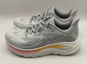 Hoka One One Clifton 10 Stardust Cosmic‎ Grey 1162031-SSTC Women's Size 7B thumbnail 1