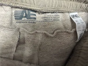 American Eagle Taupe Cozy Fleece Sweatshorts thumbnail 3