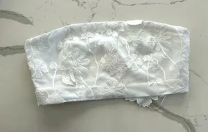 Endless Rose White Lace tube top size small New without tags thumbnail 1