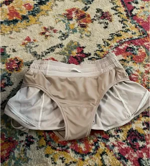 White Lululemon Shorts 2.5" thumbnail 4