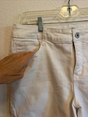 🔵🔵🔵3 for 12$🔵🔵🔵Women's White Embroidered Floral Shorts-16 thumbnail 3
