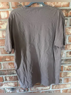 Comfort Colors Espresso Short-Sleeve Tee with Orange/Gingham Bow Graphic thumbnail 3
