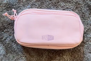 Pink Bagsmart Travel Bag Purse Crossbody Pouch Organizer Mini Headphone Case thumbnail 1