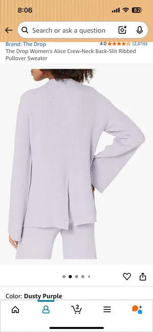 Lavender Sweater Set thumbnail 2