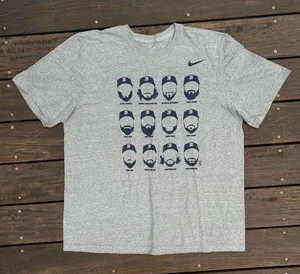 Grey Nike 2013 Ref Sox Baseball Team Graphic Tee #GetBeard T-Shirt thumbnail 1