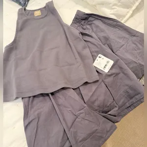 FREE PEOPLE Milani Set in Smoked Pearls size Small‎ NWT Sold as Skirt and Top thumbnail 6