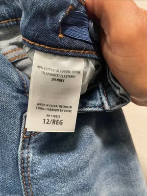 Shyanne Light Blue Flare Panel Jeans thumbnail 8