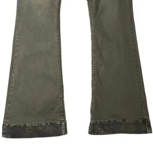 Cowgirl Tuff Tuff Flex Olive Green Trouser Flare Jeans 32x33 Western Coastal thumbnail 9
