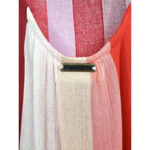 Billabong Wanna Be Around Maxi Dress XS Red Pink High Slit‎ NWT Beach Cover Up thumbnail 11