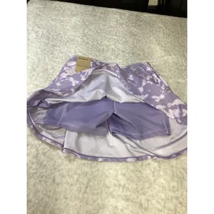 Nike Court Victory Dri-FIT Tennis Skirt‎ Purple White Print FZ6804-533 Womens XS thumbnail 7