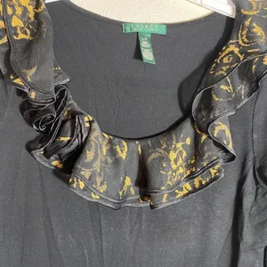 Vintage Lauren Ralph Lauren Black Top thumbnail 5
