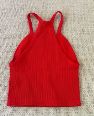 Free People Happiness Runs Crop Tank in Victory Red XS/S thumbnail 6
