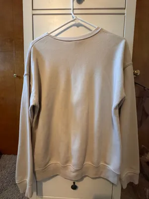 Bella Canvas tan crewneck thumbnail 2