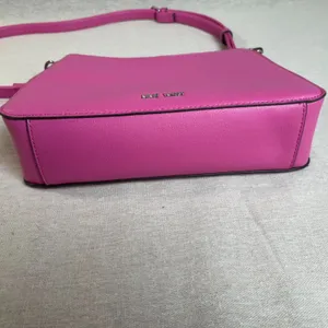 Nine West | Hot Pink Vegan Leather Crossbody Purse thumbnail 6