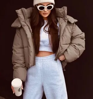ZARA Cropped Puffer Jacket thumbnail 1
