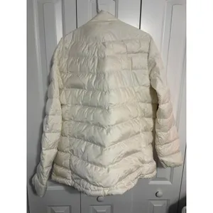 Eddie Bauer Puffer Jacket EB650 White Down Insulated Quilted Gorpcore L thumbnail 8