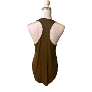 Forever 21 Green Khaki Athletic Tank Size M thumbnail 2