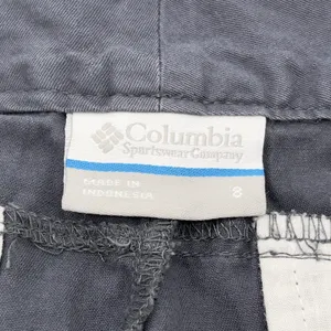 Columbia Capris Pants Women‎ 8 Gray Cotton Outdoor Hiking Gorpcore Minimalist thumbnail 8