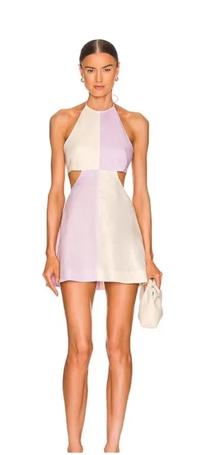 Matthew Bruch Tie Halter Mini Dress 4/US8 thumbnail 1