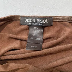 Bisou Bisou M 2pc Halter Top Bundle Y2K Beaded Brown Green thumbnail 7