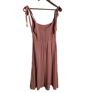 Reformation Twilight Midi Dress in Praline Mauve Pink Womans 8 thumbnail 3