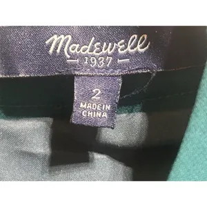 Madewell Fit & Flare Anywhere Dress Women's Sz 2 Forest Green Classic Sleeveless thumbnail 10